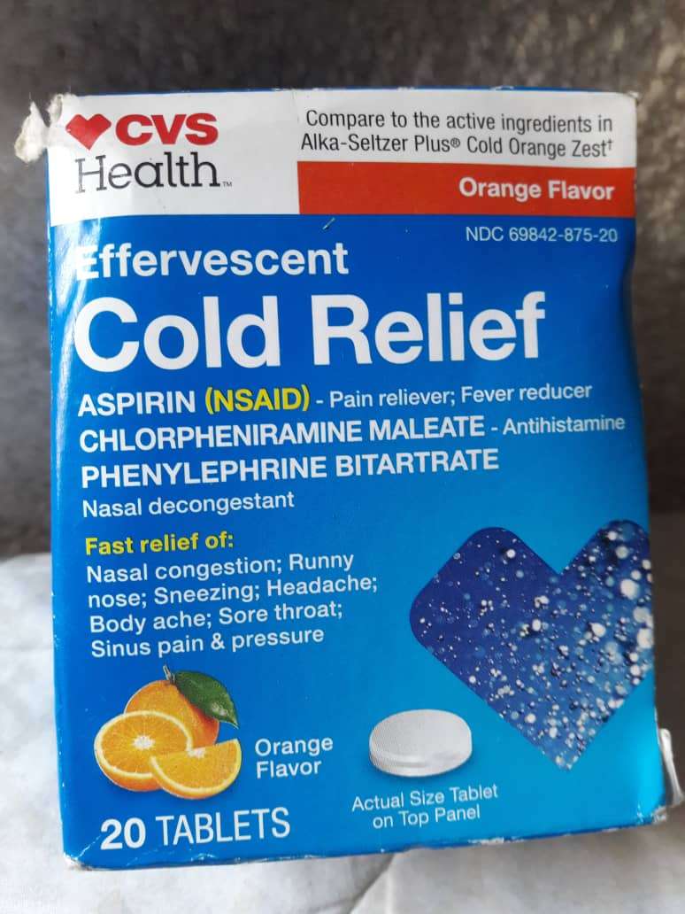  Traitement Effervescent contre le froid CVS Health