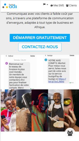  SMS tes clients